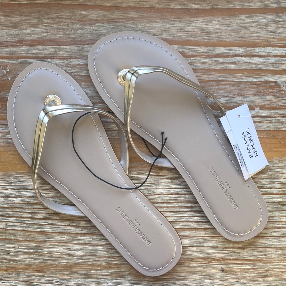 Banana republic sandals, never worn